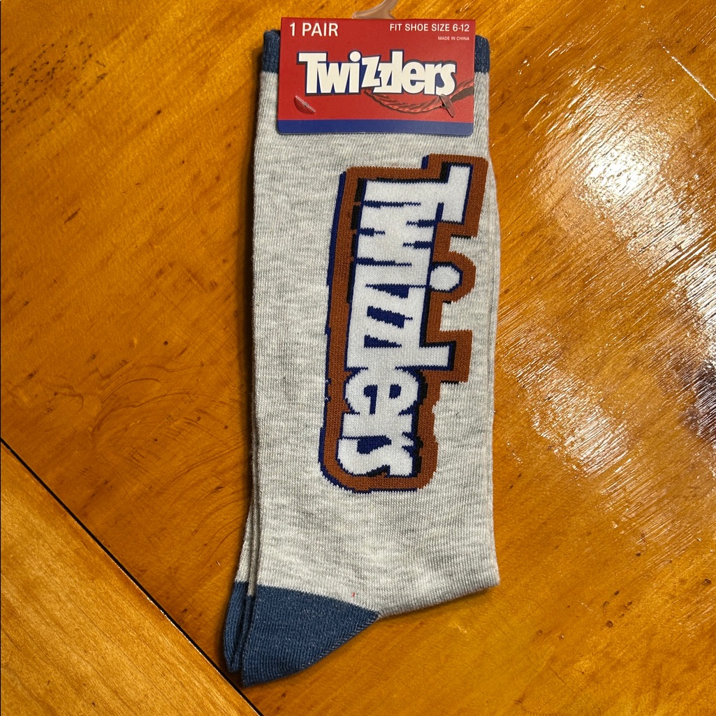 Twizzlers Brand Crew Socks